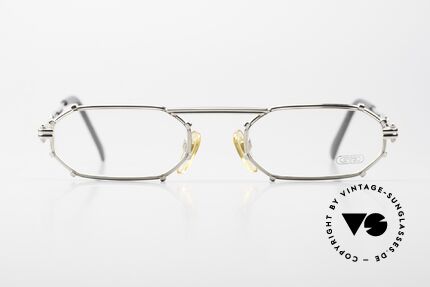 Gerald Genta Gold & Gold 02 Vintage Brille Achteckig 90er, entwarf u.a. die „GRANDE Sonnerie“ (Preis: ca. $1 Mio.), Passend für Herren und Damen