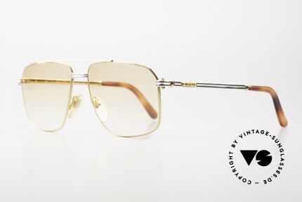 Gerald Genta New Classic 21 24kt Vintage Brille Herren, entwarf u.a. die „GRANDE Sonnerie“ (Preis: ca. $1 Mio.), Passend für Herren