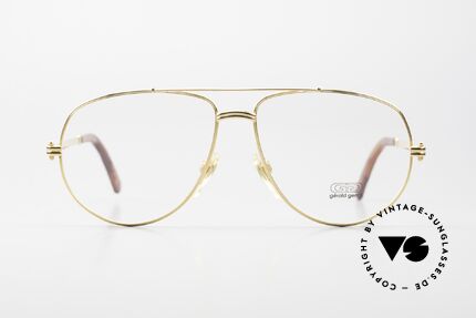 Gerald Genta New Classic 22 Herrenbrille Pilotenstil 24kt, Gérald Genta: eher bekannt für außergewöhnliche Uhren, Passend für Herren
