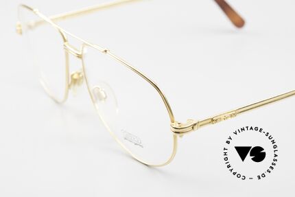 Gerald Genta New Classic 22 Herrenbrille Pilotenstil 24kt, LUXUS-Accessoires (wie z.B. Brillen) kamen später dazu, Passend für Herren