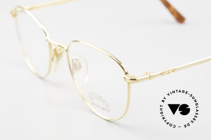 Gerald Genta Success 02 Vergoldete Vintage Brille, LUXUS-Accessoires (wie z.B. Brillen) kamen später dazu, Passend für Herren und Damen