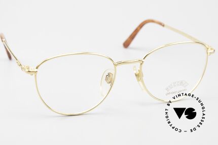 Gerald Genta Success 02 Vergoldete Vintage Brille, ungetragenes Einzelstück mit Seriennummer in Gr. 53/19, Passend für Herren und Damen