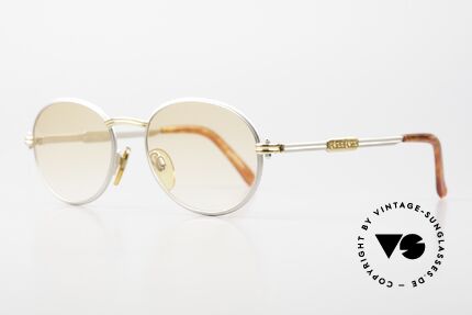 Gerald Genta New Classic 02 Ovale Vintage Sonnenbrille 90er, entwarf u.a. die „GRANDE Sonnerie“ (Preis: ca. $1 Mio.), Passend für Herren und Damen