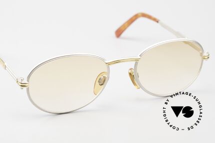 Gerald Genta New Classic 02 Ovale Vintage Sonnenbrille 90er, ungetragenes Einzelstück mit Seriennummer in Gr. 53/20, Passend für Herren und Damen