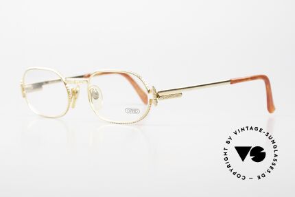 Gerald Genta Gefica 04 24kt Brille Damen & Herren, entwarf u.a. die „GRANDE Sonnerie“ (Preis: ca. $1 Mio.), Passend für Herren und Damen