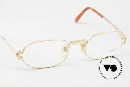 Gerald Genta Gefica 04 24kt Brille Damen & Herren, entsprechend hohe Qualität dieses 1990er Jahre Modells, Passend für Herren und Damen