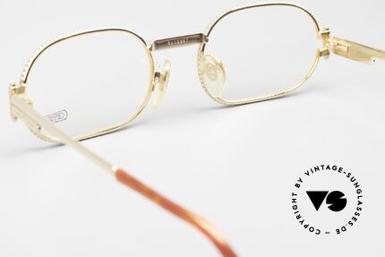 Gerald Genta Gefica 04 24kt Brille Damen & Herren, ungetragenes Einzelstück mit Seriennummer, Gr. 50/24, Passend für Herren und Damen