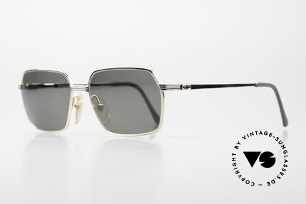 Christian Dior 2685 Klassische Sonnenbrille 80er, mit dezenten schwarzen Streifen & Federscharnieren, Passend für Herren