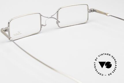 Lunor X-Bridge Square Edle Brille in Antik Gold, Größe: small, Passend für Herren und Damen