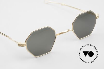 Lunor I 11 Telescopic Gold Plated Luxus Fassung, altes, ungetragenes LUNOR Einzelstück von ca. 1999, Passend für Herren und Damen