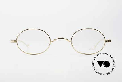 Lunor II 10 Ovale Brille Gelbgold GP, edle Vollrandbrille in GELBGOLD (glänzt wie Feingold), Passend für Herren und Damen Lunor II 10 Ovale Brille Gelbgold GP, edle Vollrandbrille in GELBGOLD (glänzt wie Feingold), Passend für Herren und Damen