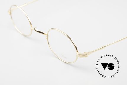 Lunor II 10 Ovale Brille Gelbgold GP, Brillen-Design in Anlehnung an frühere Jahrhunderte, Passend für Herren und Damen Lunor II 10 Ovale Brille Gelbgold GP, Brillen-Design in Anlehnung an frühere Jahrhunderte, Passend für Herren und Damen