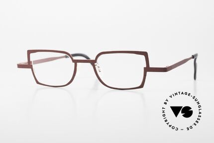 Theo Belgium Transform Vintage Metallbrille Damen Details