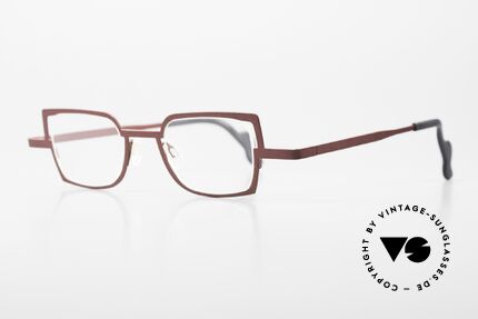 Theo Belgium Transform Vintage Metallbrille Damen, eines tolles Designerstück und echter Hingucker, Passend für Damen
