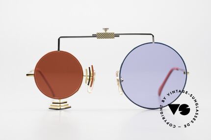 Casanova MTC 5 Außergewöhliche Brille, venezianisches Design mit technischen Gimmicks, Passend für Herren und Damen