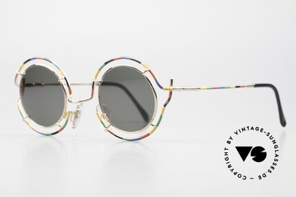 Taxi ST7 by Casanova Farbenfrohe Sonnenbrille, verkörpert die Ausgelassenheit d. venezian. Karnevals, Passend für Herren und Damen