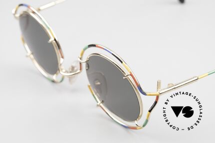Taxi ST7 by Casanova Farbenfrohe Sonnenbrille, ungetragenes limitiertes Einzelstück, Sammlerobjekt, Passend für Herren und Damen