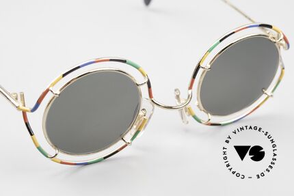 Taxi ST7 by Casanova Farbenfrohe Sonnenbrille, zudem funktional als Brille od. Sonnenbrille verglasbar, Passend für Herren und Damen