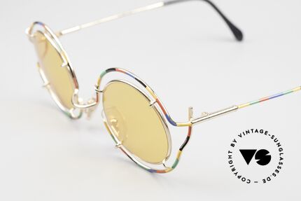 Taxi ST7 by Casanova Runde Kunstsonnenbrille, ungetragenes limitiertes Einzelstück, Sammlerobjekt, Passend für Herren und Damen