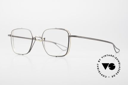 DITA Lineto Herrenbrille Eckig Titan, Titanium-Rahmen mit komfortablem Steg (rotierbar), Passend für Herren