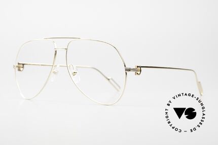 Cartier Première De Cartier Herrenbrille Pilot Vergoldet, basierend auf der Cartier Vendome von 1983, Passend für Herren