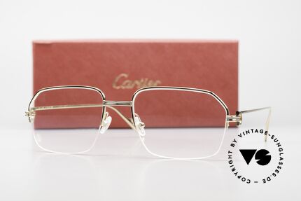 Cartier Première De Cartier Halb Rahmenlose Brille Men, Größe: large, Passend für Herren Cartier Première De Cartier Halb Rahmenlose Brille Men, Größe: large, Passend für Herren
