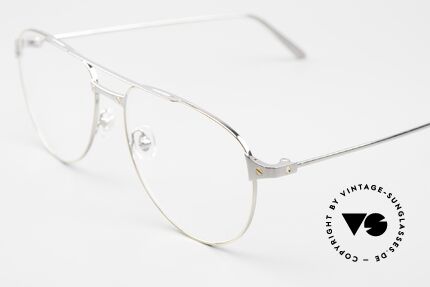 Cartier Santos De Cartier Luxusbrille Piloten Stil, neues Original der 'SANTOS De Cartier' Serie, Passend für Herren