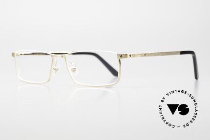 Cartier Santos De Cartier Luxus Lesebrille Gold Men, brushed and smooth Champagne Golden Finish, Passend für Herren Cartier Santos De Cartier Luxus Lesebrille Gold Men, brushed and smooth Champagne Golden Finish, Passend für Herren