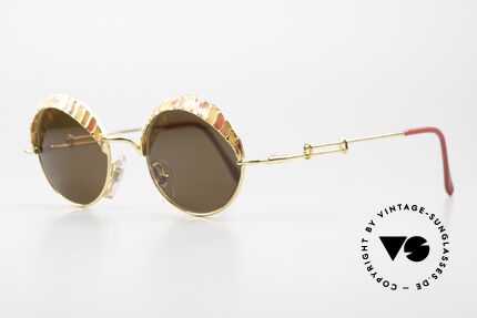 Casanova Arché 4 Limited Gold Plated Brille, Arché-Serie = kostbarsten Kreationen von Casanova, Passend für Herren und Damen