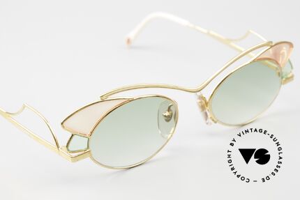 Casanova LC1 Murano Glas Sonnenbrille, ungetragen; wie alle unsere kunstvollen vintage Modelle, Passend für Damen
