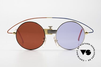 Casanova MTC 3 Verrückte Vintage Brille 90er, venezianisches Design mit technischen Gimmicks, Passend für Herren und Damen