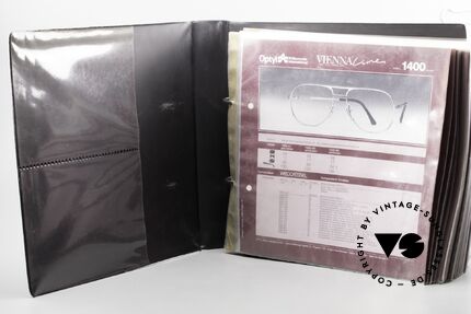 Optyl Catalog Viennaline Alter 80er Original Katalog, Optyl produziert folgende Marken: Dior, Carrera,, Passend für Herren und Damen