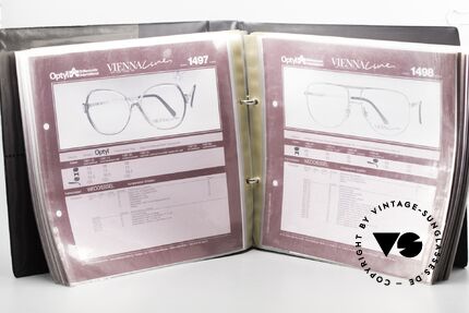 Optyl Catalog Viennaline Alter 80er Original Katalog, dieser Katalog enthält die Viennaline Kollektion, Passend für Herren und Damen