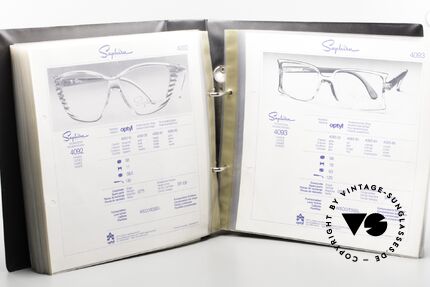 Optyl Catalog Saphira Brilleninfos Für Fachleute, dieser alte Katalog enthält die Saphira Kollektion, Passend für Herren und Damen