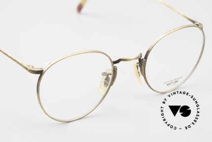 Oliver Peoples OP10 Kleine Brille Panto Rund, ungetragen (wie alle unsere vintage O. Peoples Brillen), Passend für Herren und Damen