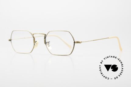 Oliver Peoples Pane Eckige Vintage Brille 90er, Brillendesign inspiriert vom 20er Art Deco Jahrzehnt, Passend für Herren und Damen