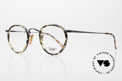 Oliver Peoples MP2 90er Brille Made in Japan, Modell MP-2 DTBK MBK in KLEINER Größe 46-22, 140, Passend für Herren und Damen