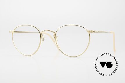 Oliver Peoples OP47 Alte Vintage Brille Vergoldet Details