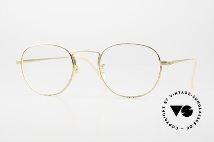 Oliver Peoples OP48 True Vintage Brille Vergoldet, klassische vintage Oliver Peoples Brille von 1991, Passend für Herren und Damen
