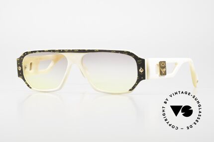 MCM München A2 Büffelhorn Brille 80er Vintage Details