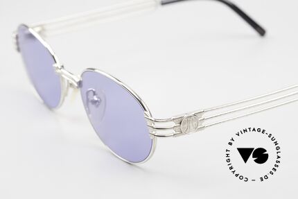 Jean Paul Gaultier 57-5107 Ovale Vintage Sonnenbrille, ORIGINAL VINTAGE und KEINE Retro-Sonnenbrille, Passend für Herren und Damen