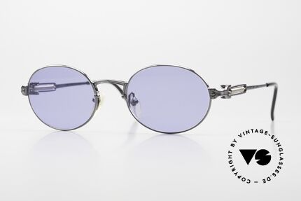 Jean Paul Gaultier 55-5104 Ovale Designer Sonnenbrille, einzigartige Jean Paul Gaultier Designersonnenbrille, Passend für Herren und Damen