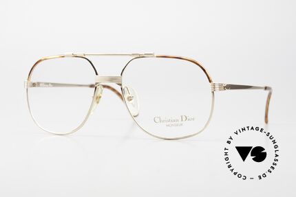 Christian Dior 2487 Vergoldete Dior Monsieur 80er Details