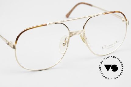 Christian Dior 2487 Vergoldete Monsieur Serie 80er, ungetragen (wie alle unsere alten 1980er Dior Brillen), Passend für Herren