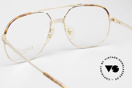 Christian Dior 2487 Vergoldete Monsieur Serie 80er, KEINE RETROBRILLE; ein über 30 Jahre altes Original, Passend für Herren