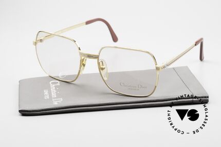 Christian Dior 2389 Vergoldete Monsieur Brille, Größe: large, Passend für Herren