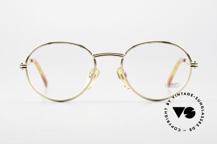 Gerald Genta New Classic 02 24kt Vergoldete Unisexbrille, entwarf u.a. die „GRANDE Sonnerie“ (Preis: ca. $1 Mio.), Passend für Herren und Damen