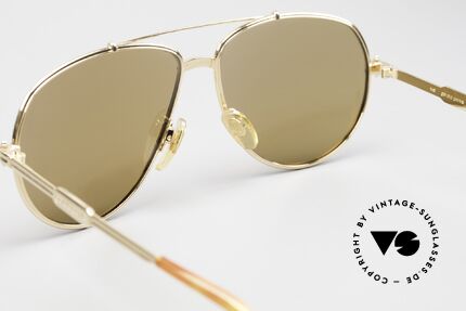 Gerald Genta New Classic 08 Mineralgläser Gold-Plated, KEINE Retrobrille, sondern ein kostbares altes Original!, Passend für Herren