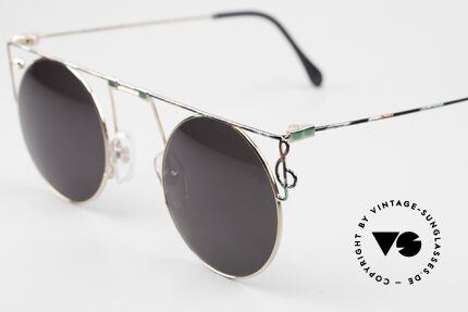 Casanova MTC 8 Kunst Sonnenbrille 90er, MTC steht für "Metalmeccanici" = "Metallarbeiter", Passend für Herren und Damen