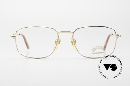 Gerald Genta Success 01 Vintage Brille Gold-Plated, Gérald Genta: eher bekannt für außergewöhnliche Uhren, Passend für Herren